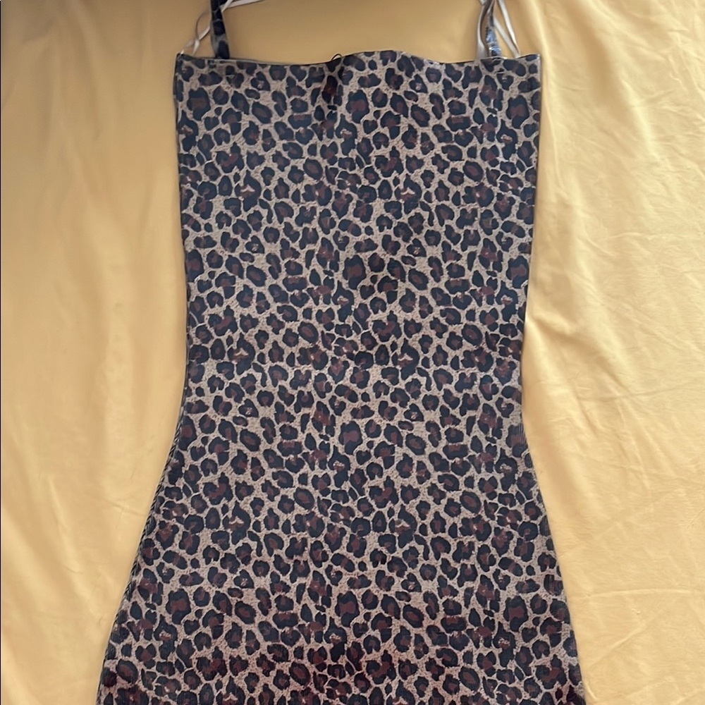 Leopard Print Women's Dress